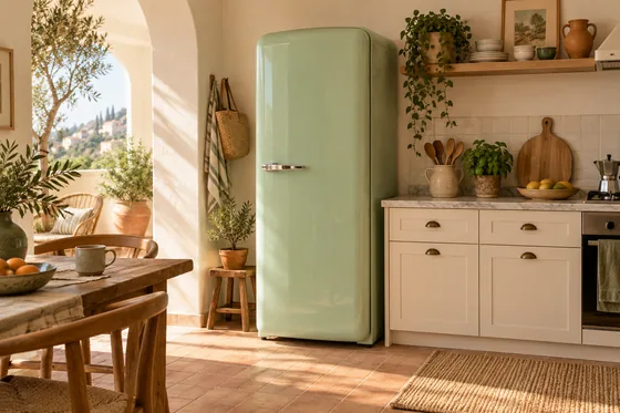 Frigoríficos retro para casa: capacidad, congelador y consumo