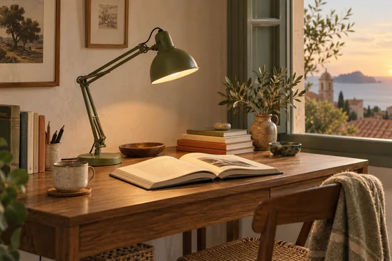 Lámparas de sobremesa retro: luz para leer o crear ambiente