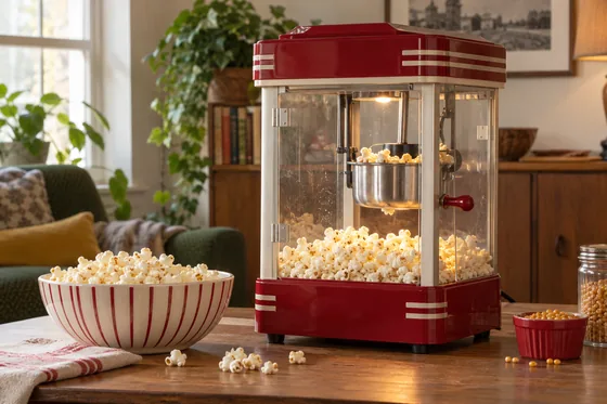 Máquinas de palomitas: aire caliente o estilo de cine